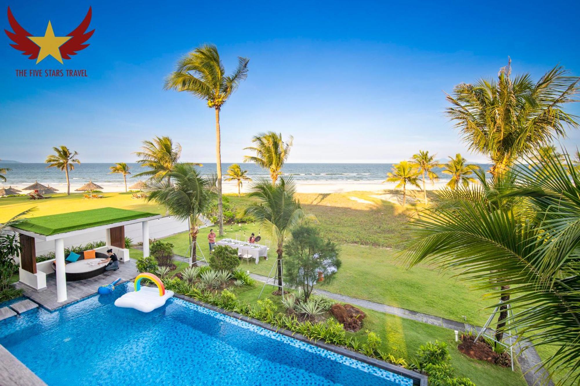 The Five Villas 8 Bedrooms Beachfront - K3 Дананг Екстериор снимка