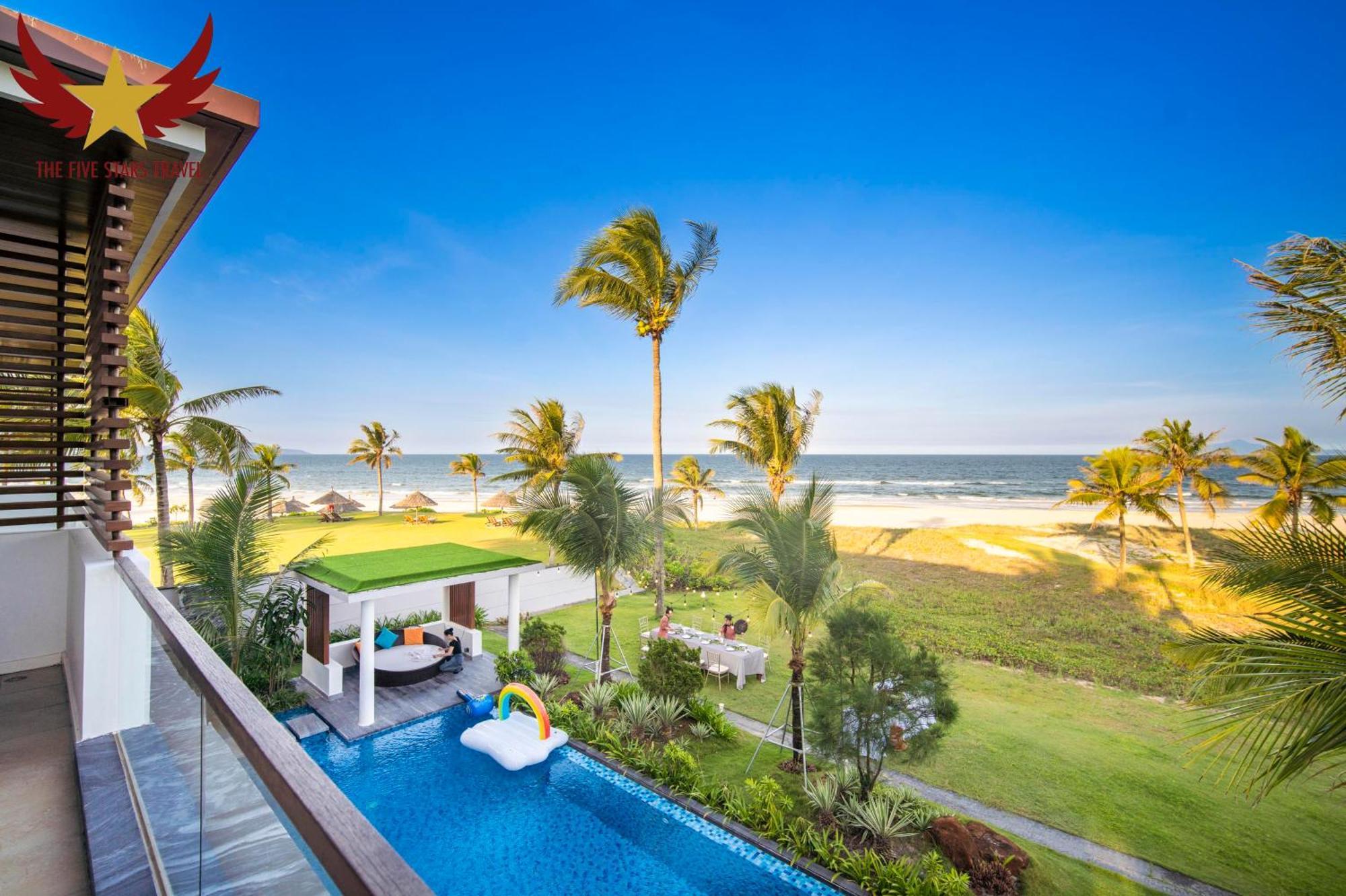 The Five Villas 8 Bedrooms Beachfront - K3 Дананг Екстериор снимка